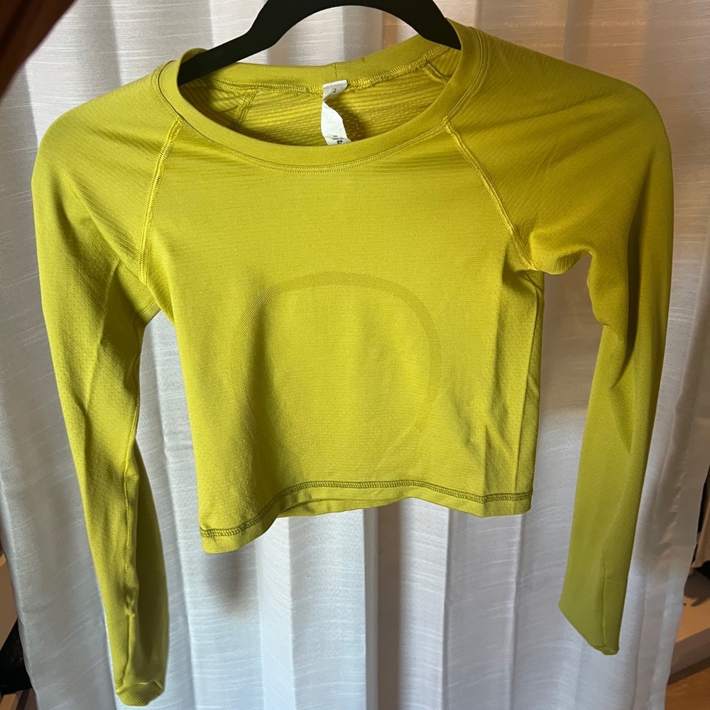 Lululemon Swiftly long sleeve cropped
